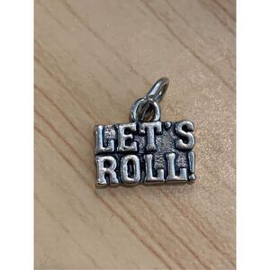925 Let’s Roll Saying Sterling Silver Jewelry Charm